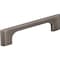 Jeffrey Alexander 96 mm Center-to-Center Brushed Pewter Asymmetrical Leyton Cabinet Pull 286-96BNBDL - alternate 1